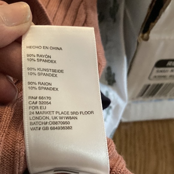 Free People Ribbed Sleeveless Bodysuit in Mauve - Picture 4 of 5